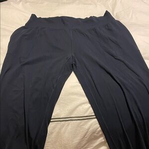 Navy Athleta Salutation Jogger Pants